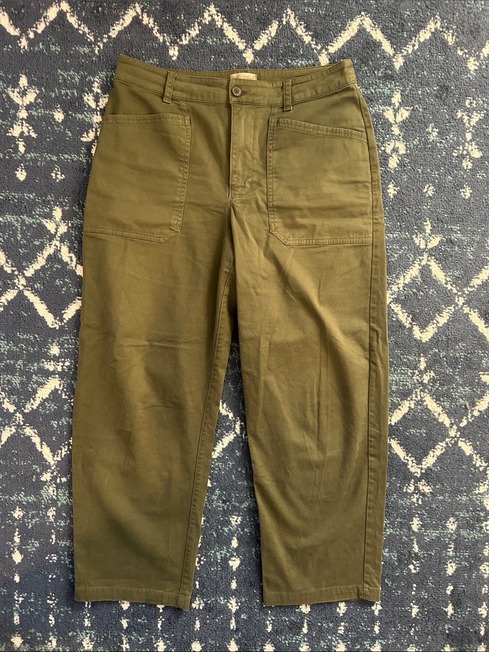 Universal Thread Olive Green Barrel Pants